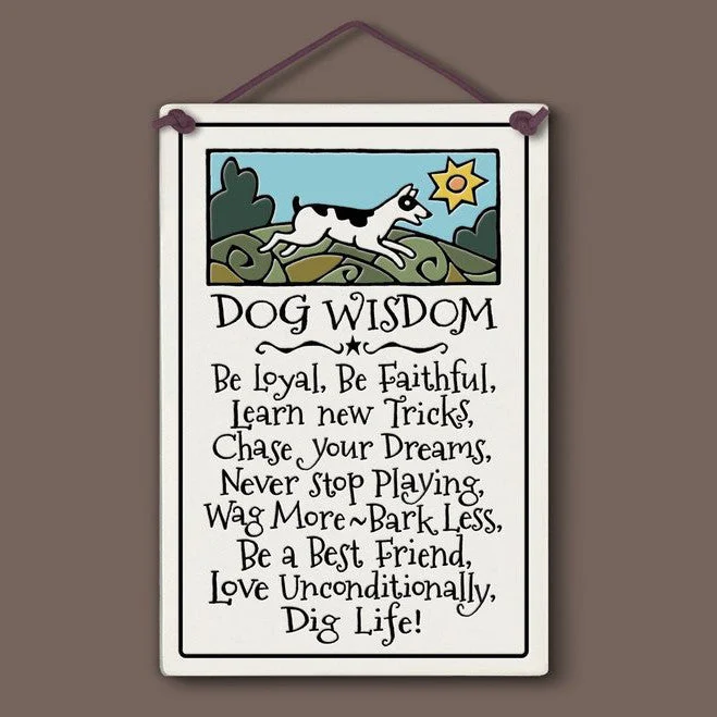 Tile - Large Rectangle - Dog Wisdom - 560