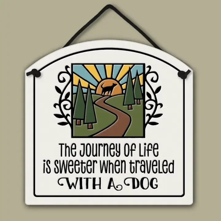 Tile - Small Arch - Journey/Dog - 1288