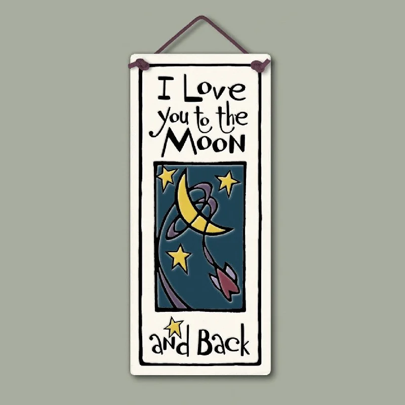 Tile - Small Tall - Moon & Back - 212