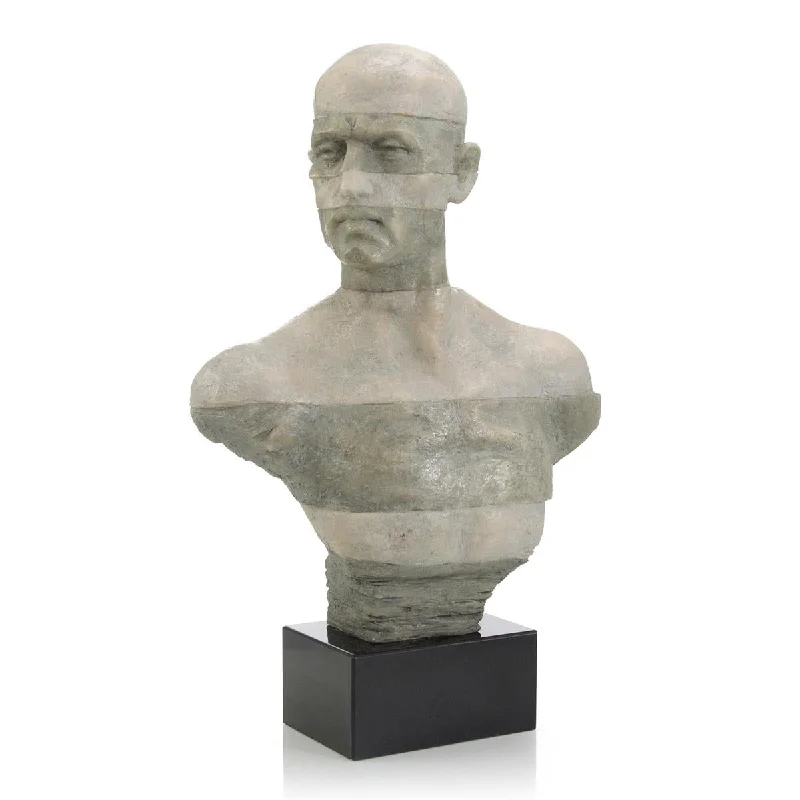 Two-Tone Gray Bust Sculpture JRA-14010