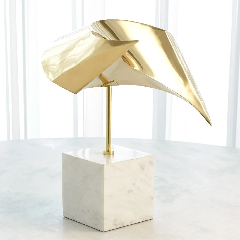 WAVE SCULPTURE-BRASS