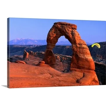 Eddie Brady Premium Thick-Wrap Canvas entitled Red rock arch, Arches National Park, Utah