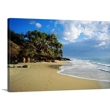 Holger Leue Premium Thick-Wrap Canvas entitled Rainbow Beach, Queensland, Australia