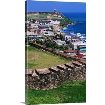 John Elk Premium Thick-Wrap Canvas entitled Fort San Felipe Del Morro, San Juan, Puerto Rico