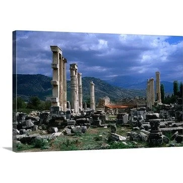 John Elk Premium Thick-Wrap Canvas entitled Ruins, Afrodisias, Aydin, Turkey, Middle East