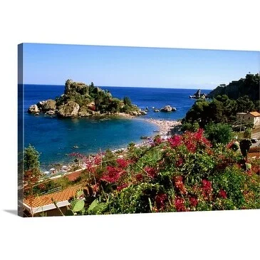 John Elk Premium Thick-Wrap Canvas entitled Seascape, Sicily, Italy, Europe