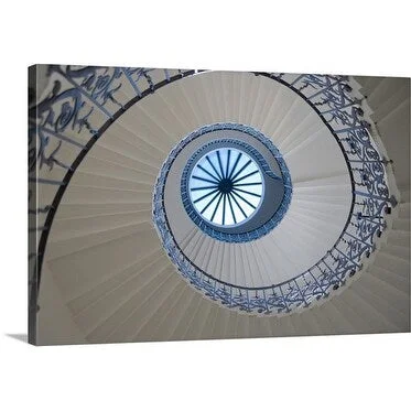 Lonely Planet Premium Thick-Wrap Canvas entitled Spiral staircase, London, England