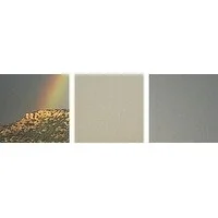 Premium Thick-Wrap Canvas entitled A double rainbow reveals itself over the Palo Duro Canyon in West Texas