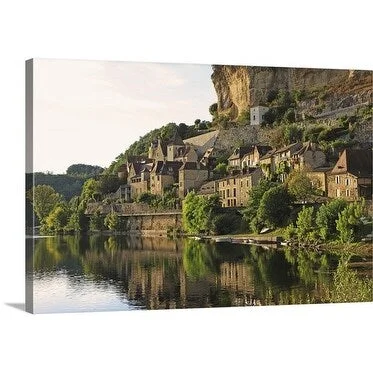 Premium Thick-Wrap Canvas entitled Beynac-et- Cazenac in Dordogne Valley, Dordogne, France