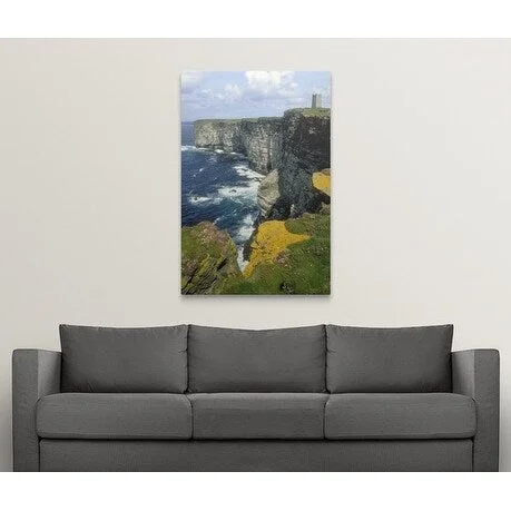 Premium Thick-Wrap Canvas entitled Coast, Marwich head, Orkney, Scotland.