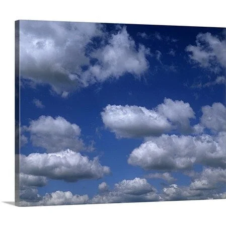 Premium Thick-Wrap Canvas entitled Cumulus clouds, Smaland, Sweden