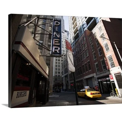 Premium Thick-Wrap Canvas entitled Diner, New York City, New York, USA