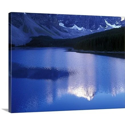 Premium Thick-Wrap Canvas entitled Landscape reflected in Moraine Lake, Banff National Park, Alberta, Canada