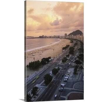 Premium Thick-Wrap Canvas entitled Rio de Janeiro, Brazil, Copacabana Beach