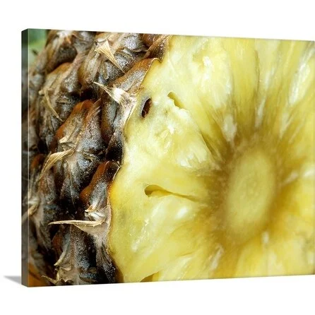 Premium Thick-Wrap Canvas entitled Sliced pineapple