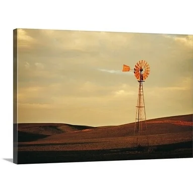 Premium Thick-Wrap Canvas entitled Windmill at Wirrabara, South Australia