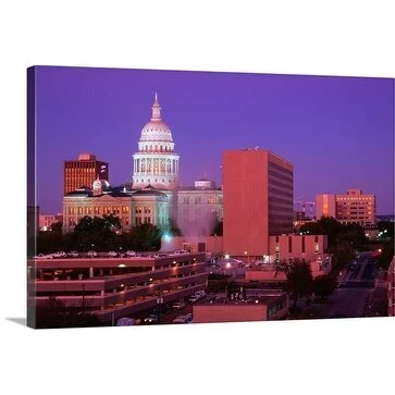 Richard Cummins Premium Thick-Wrap Canvas entitled Downtown Austin, Texas, USA