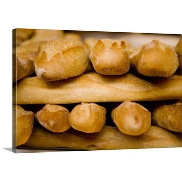 Russell Mountford Premium Thick-Wrap Canvas entitled Bread, Bayonne, Aquitaine, France