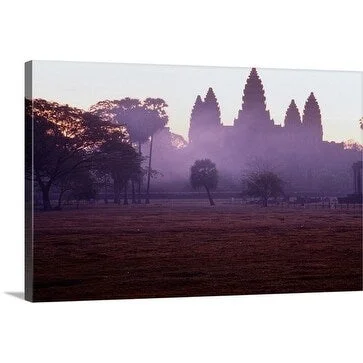 Ryan Fox Premium Thick-Wrap Canvas entitled Midst amongst old ruins in Angkor Wat, Cambodia