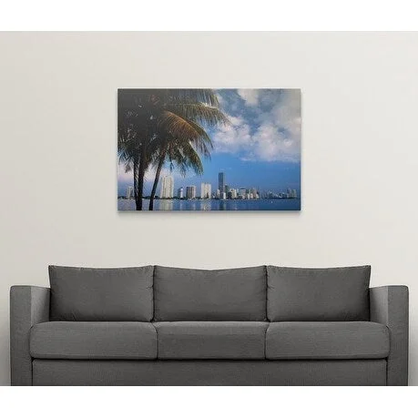 Witold Skrypczak Premium Thick-Wrap Canvas entitled Miami Skyline, Florida, USA